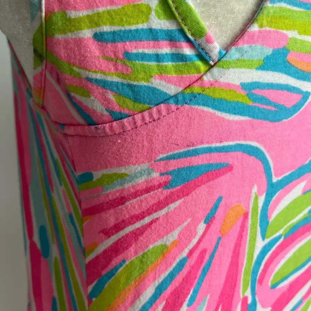 Lilly Pulitzer Monterey Dress Swim Coverup Pink Pout Shellabrate - Picture 5 of 6